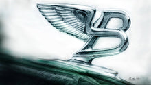 The Flying B.  Study in pencil and digital paint for the new Flying B Sculpture.